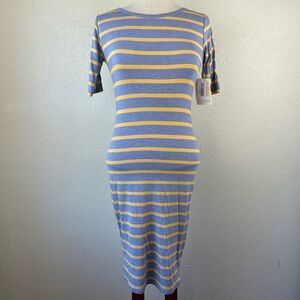 NWT LulaRoe Striped Julia Dress Size XXS